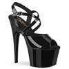 Pleaser - ADORE724 Sandale à bride à la cheville, Pole dance chaussures - Noir Product image